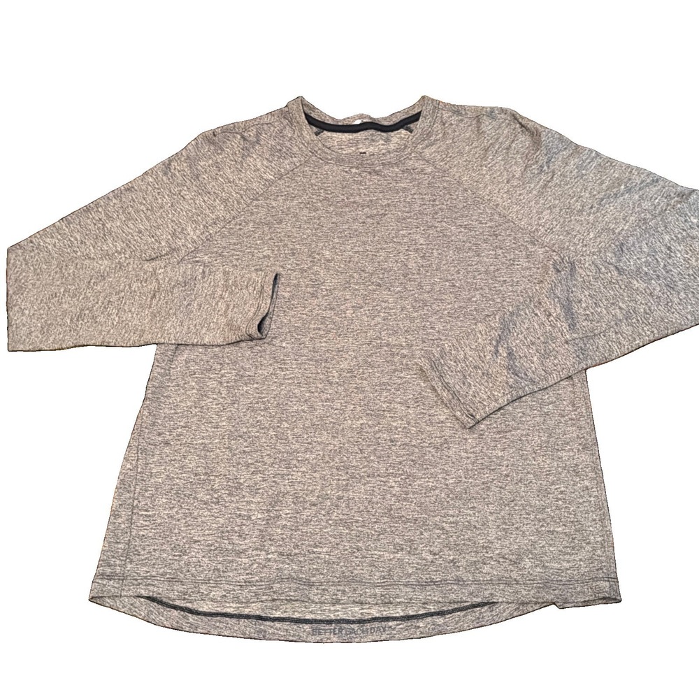 Lululemon Better Each Day Long Sleeve Performance Shirt Medium Grey